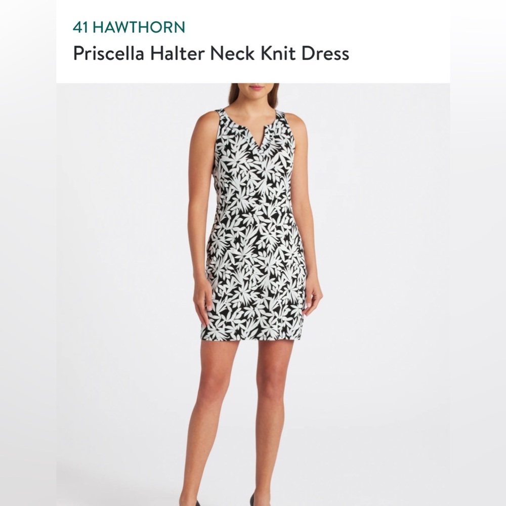41 Hawthorn Halter Neck Knit Dress